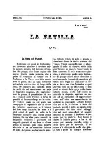 La Favilla giornale