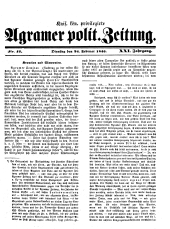 Agramer Zeitung