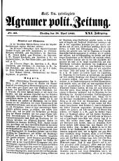 Agramer Zeitung