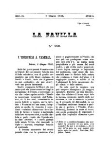 La Favilla giornale