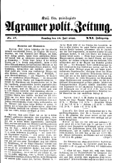 Agramer Zeitung