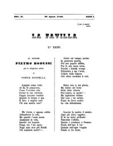 La Favilla giornale