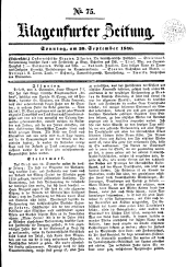 Klagenfurter Zeitung