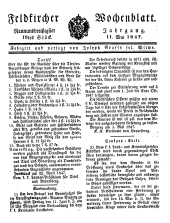 Feldkircher Wochenblatt