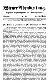 Wiener Abendzeitung