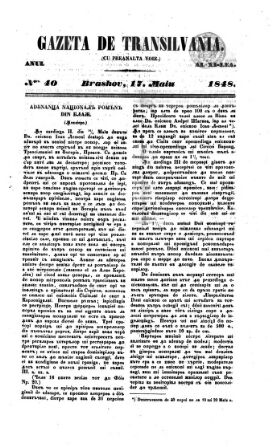 Gazeta de Transilvania