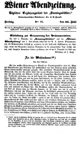 Wiener Abendzeitung