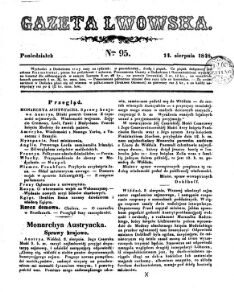 Gazeta Lwowska (Lemberger Zeitung)