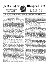 Feldkircher Wochenblatt