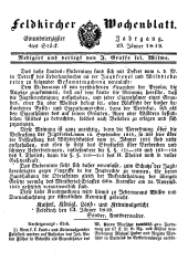 Feldkircher Wochenblatt