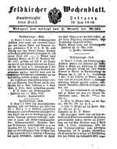 Feldkircher Wochenblatt