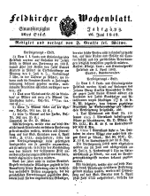 Feldkircher Wochenblatt