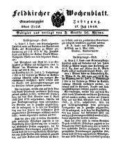 Feldkircher Wochenblatt