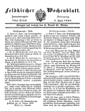 Feldkircher Wochenblatt