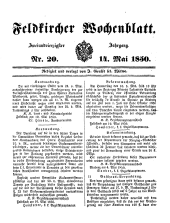 Feldkircher Wochenblatt