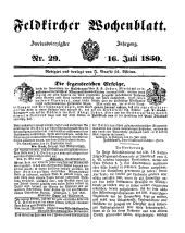 Feldkircher Wochenblatt