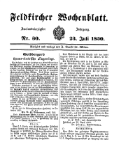 Feldkircher Wochenblatt