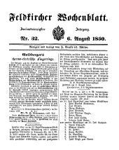 Feldkircher Wochenblatt