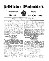 Feldkircher Wochenblatt