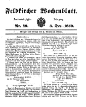 Feldkircher Wochenblatt