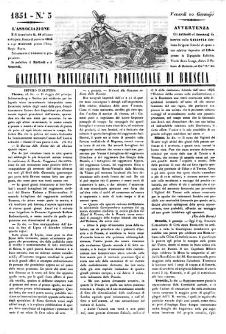 Giornale della provincia Bresciana