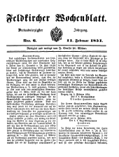 Feldkircher Wochenblatt