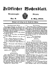 Feldkircher Wochenblatt