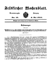 Feldkircher Wochenblatt