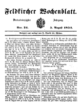 Feldkircher Wochenblatt