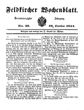 Feldkircher Wochenblatt