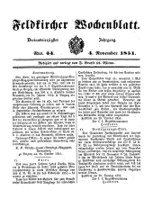 Feldkircher Wochenblatt