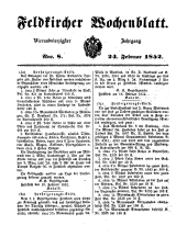 Feldkircher Wochenblatt