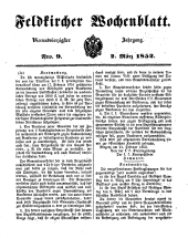 Feldkircher Wochenblatt