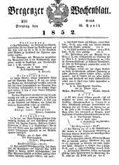 Bregenzer Wochenblatt