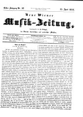 Neue Wiener Musik-Zeitung