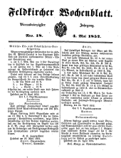 Feldkircher Wochenblatt