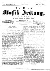 Neue Wiener Musik-Zeitung