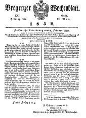 Bregenzer Wochenblatt