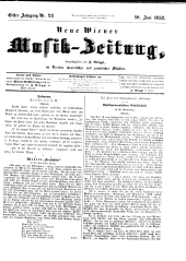 Neue Wiener Musik-Zeitung