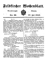 Feldkircher Wochenblatt