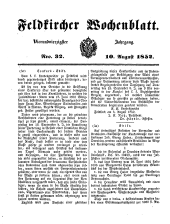 Feldkircher Wochenblatt