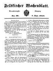 Feldkircher Wochenblatt