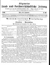 Allgemeine land- und forstwirthschaftliche Zeitung