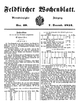 Feldkircher Wochenblatt