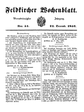 Feldkircher Wochenblatt