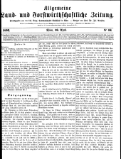 Allgemeine land- und forstwirthschaftliche Zeitung