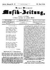 Neue Wiener Musik-Zeitung