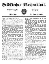 Feldkircher Wochenblatt