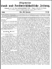 Allgemeine land- und forstwirthschaftliche Zeitung
