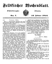 Feldkircher Wochenblatt